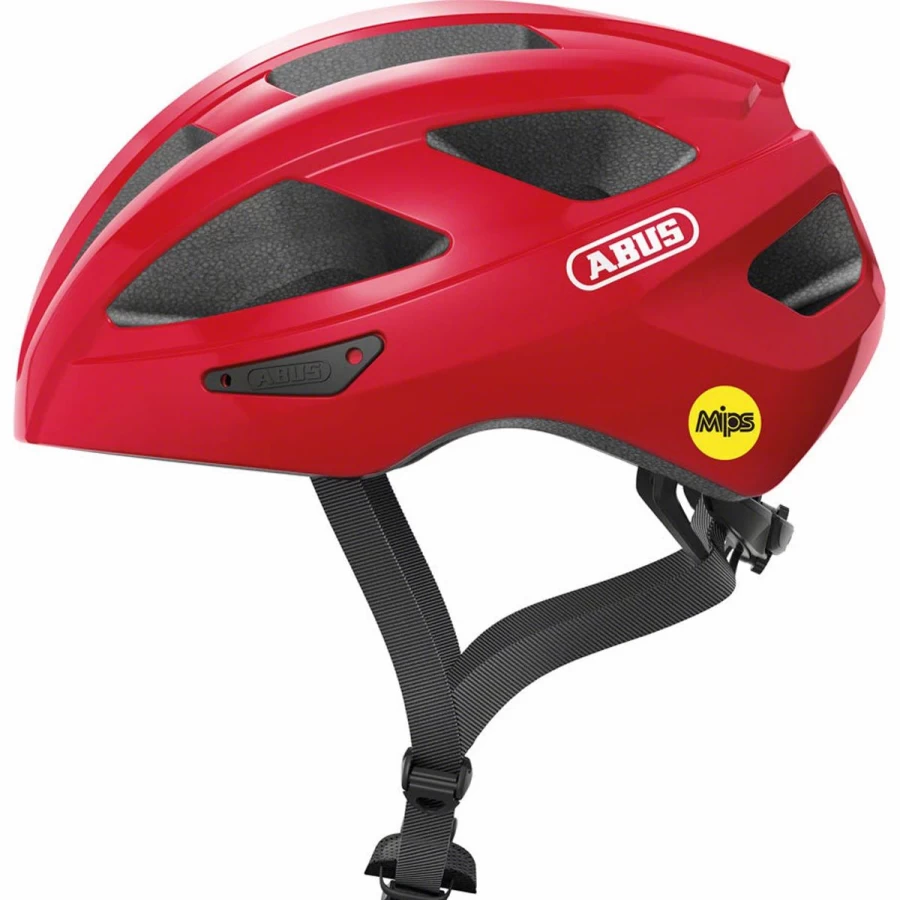 Abus Macator MIPS Bike Helmet - Blaze Red (Damaged Packaging)