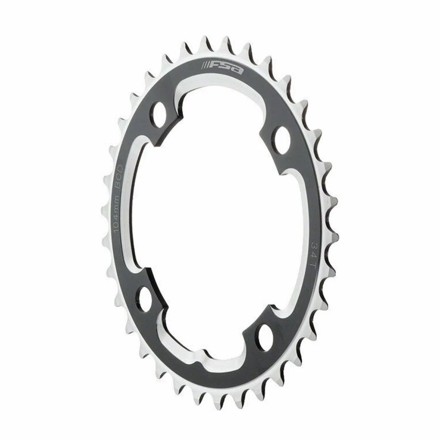 Black FSA DH/SS MTB Chainring - Durable Mountain Bike Chainring for Enhanced Performance