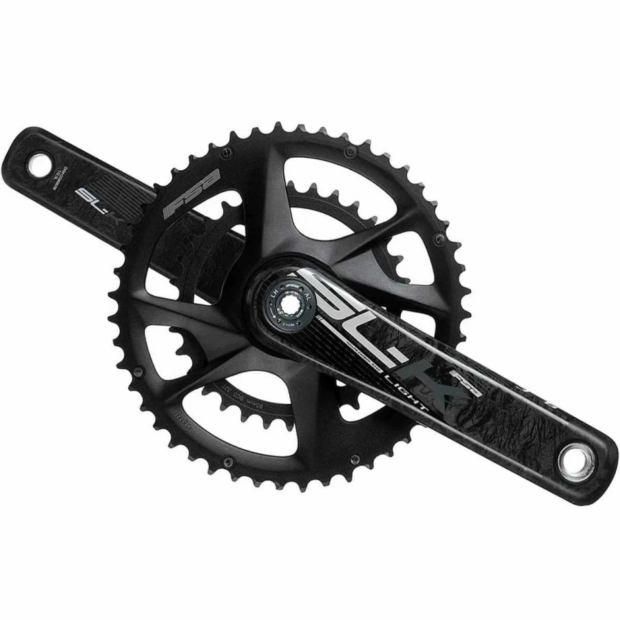 Black FSA SL-K Modular Adventure Double 386EVO Road Bike Crankset