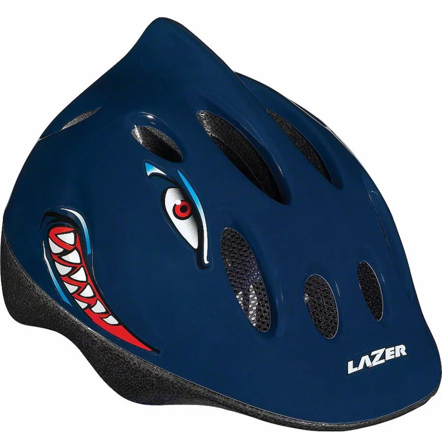 Lazer Max Youth Bike Helmet Shark - Adjustable 49-56cm for Safe Cycling