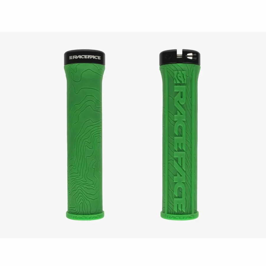 Raceface Half Nelson Lock-On Mountain Bike Grips - Durable MTB Handlebar Grips for Secure Comfort