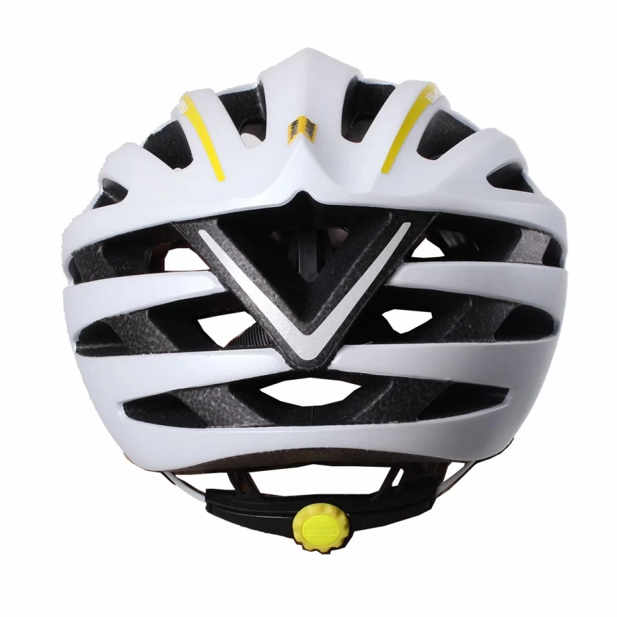 Mavic Aksium Elite Women's Road Bike Helmet - White/Yellow Cycling Safety Gear