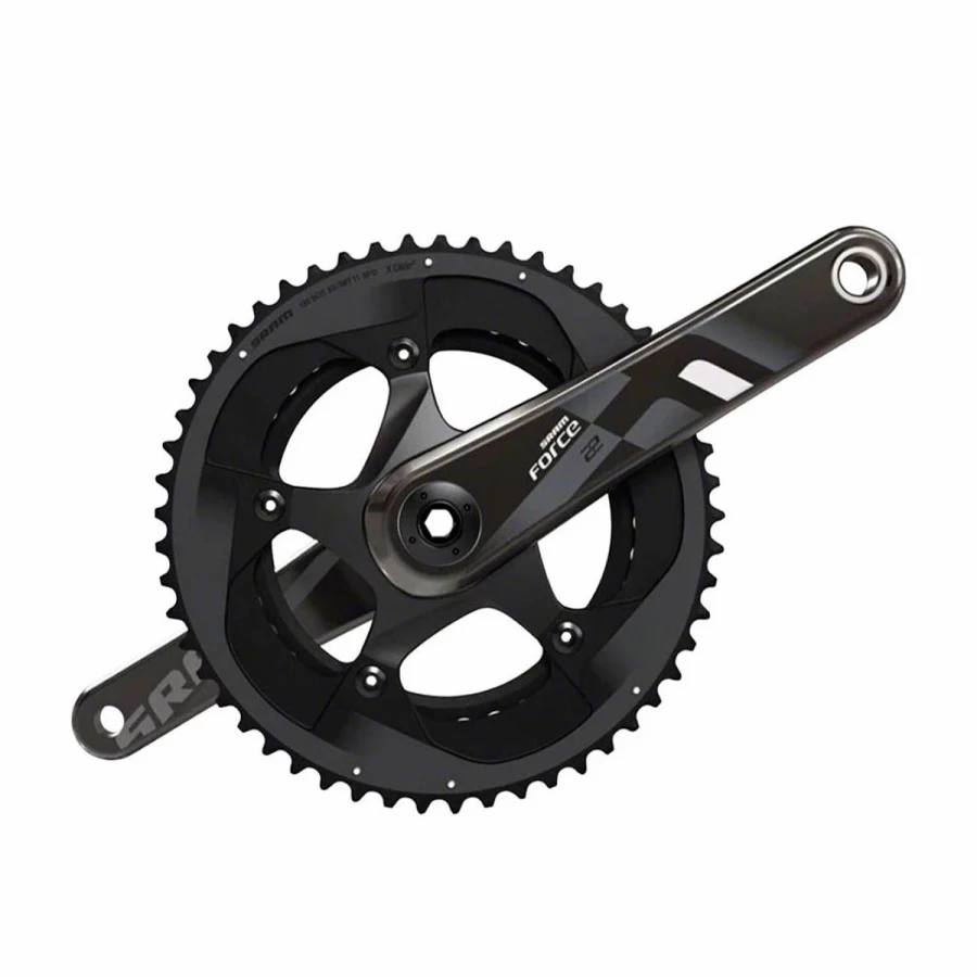 SRAM Force 22-Speed Black Crankset (2022 Model) - High-Performance Road Bike Cranks