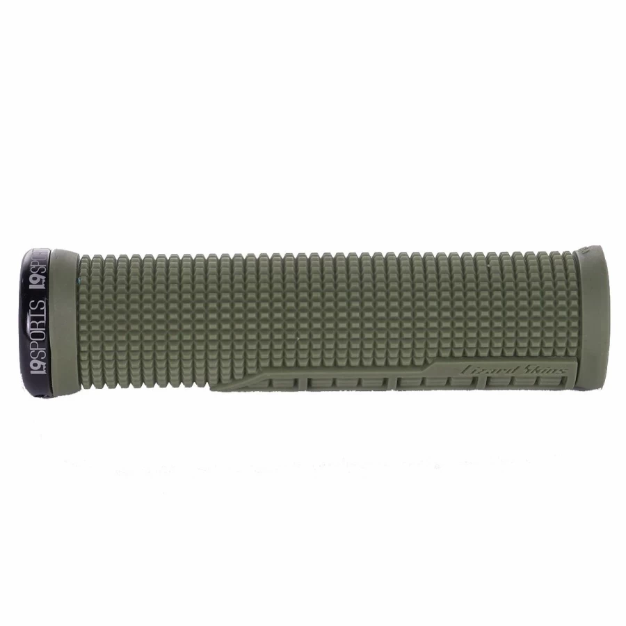 Lizard Skins Lock-On Bike Grips with L9 Logo - Machine Single Clamp Design
