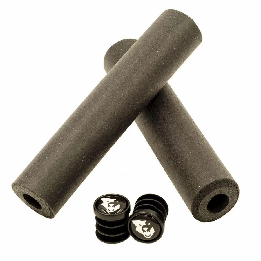Black Fat Paw Bike Grips - Wolf Tooth Components Premium Handlebar Grips