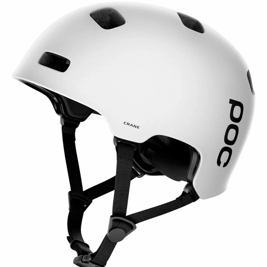 Poc Crane Hydrogen White Mountain Bike Helmet – Lightweight & Durable Cycling Safety Gear