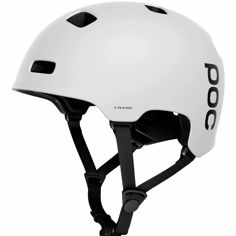 Poc Crane Hydrogen White Mountain Bike Helmet – Lightweight & Durable Cycling Safety Gear