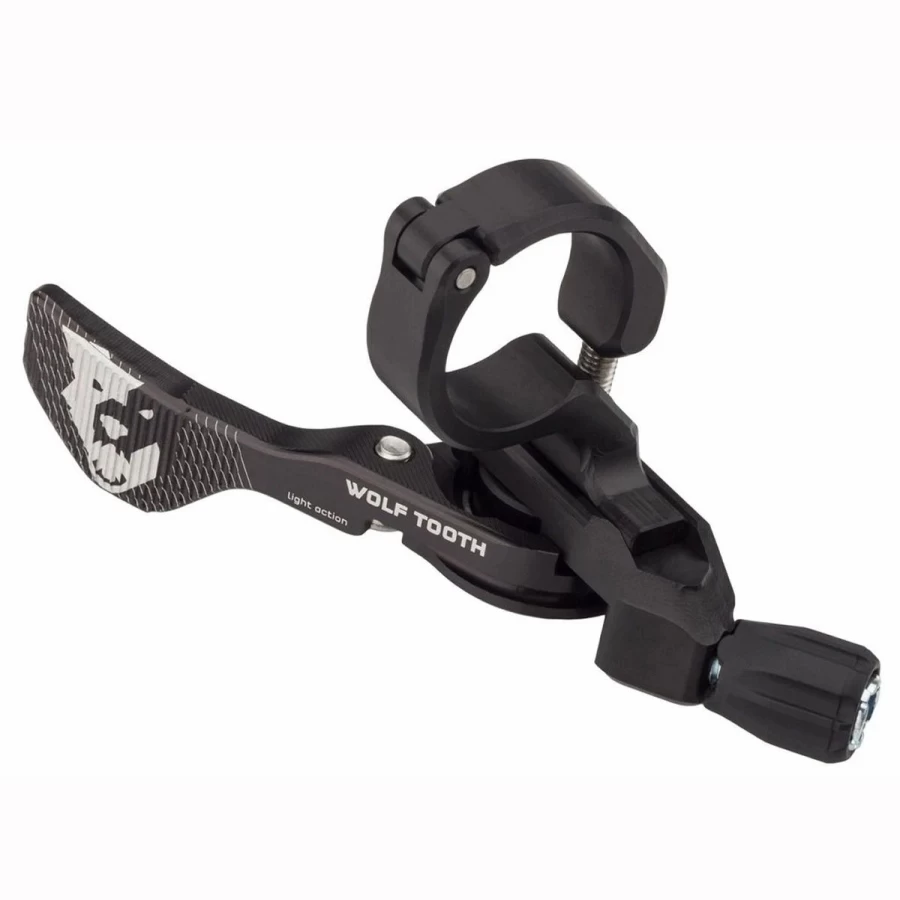 Black Wolf Tooth Components Remote Light Action Dropper Lever with Included Clamp