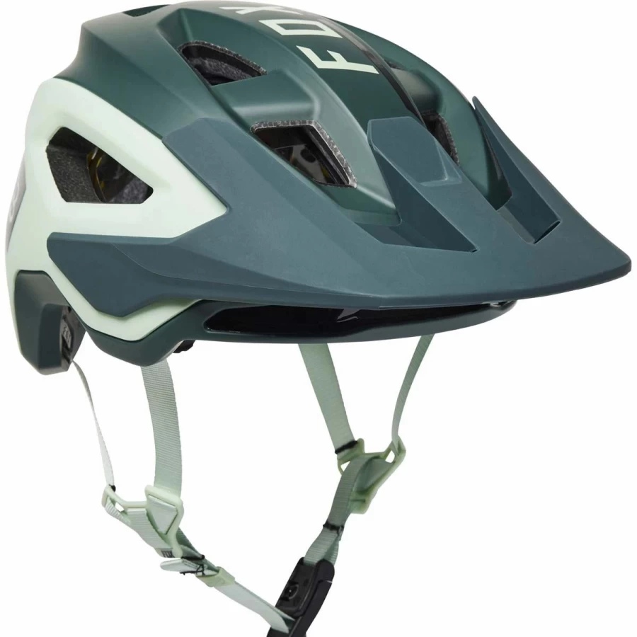 Fox Racing Speedframe Pro Helmet 2022 - Blocked Sea Foam Motocross Helmet