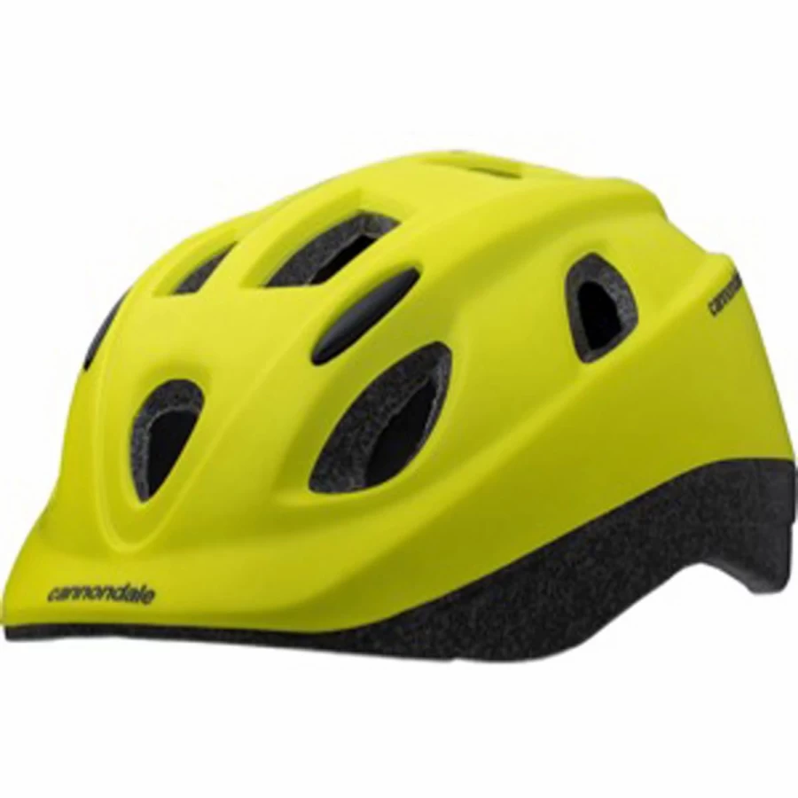 Cannondale Quick Jr Kids Bike Helmet - Highlighter Yellow Youth Cycling Helmet for Safety and Comfort