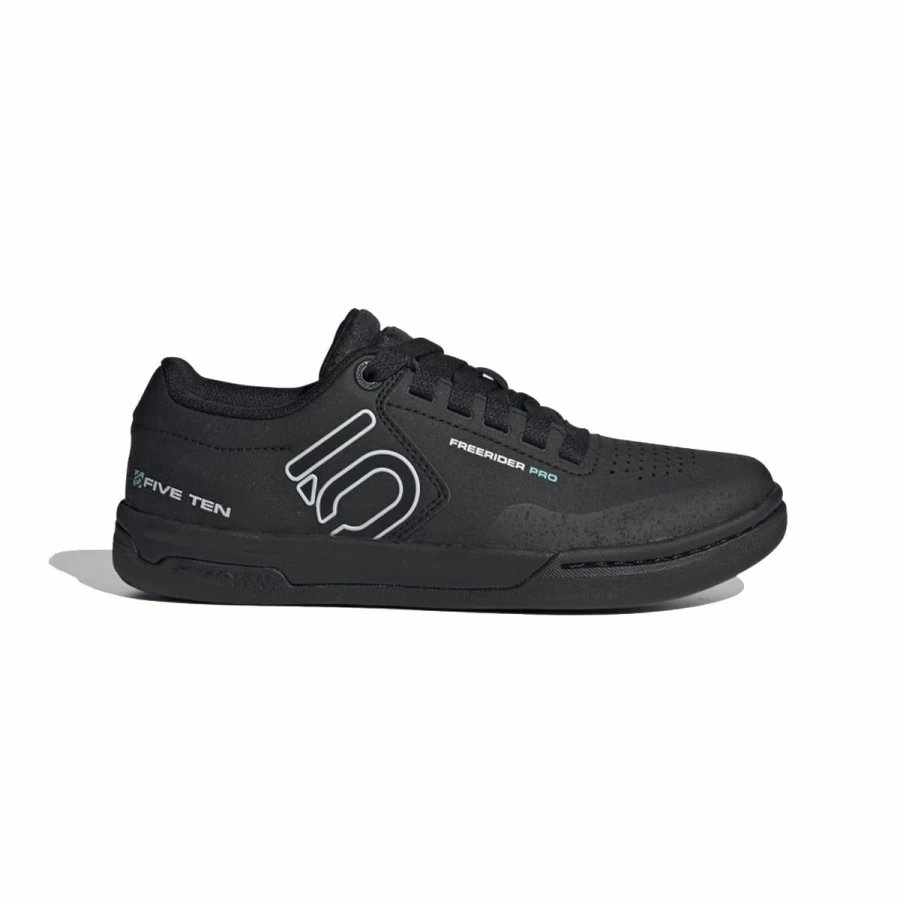 Five Ten Freerider Pro Women's Mountain Bike Shoes - Black/White/Mint MTB Cycling Footwear