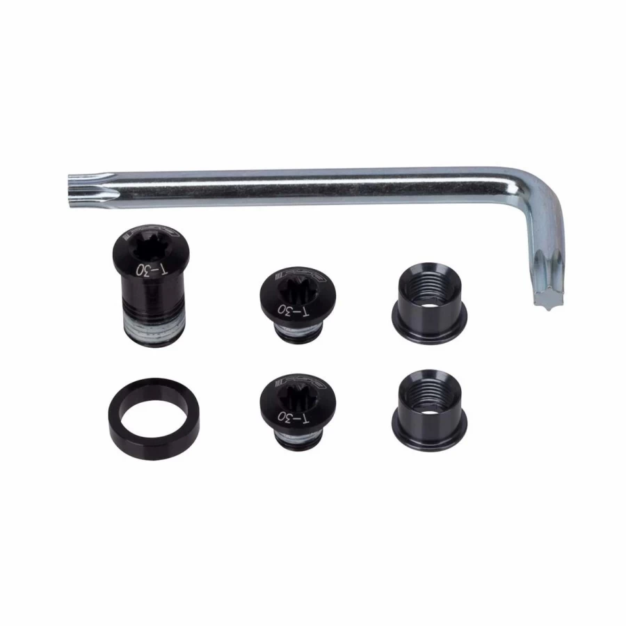 FSA Chainring Bolt Kit for 386 Afterburner Crankset - 5 Piece Set (ML138X2, ML144X2, ML227X1) - Bicycle Chainring Bolts and Hardware