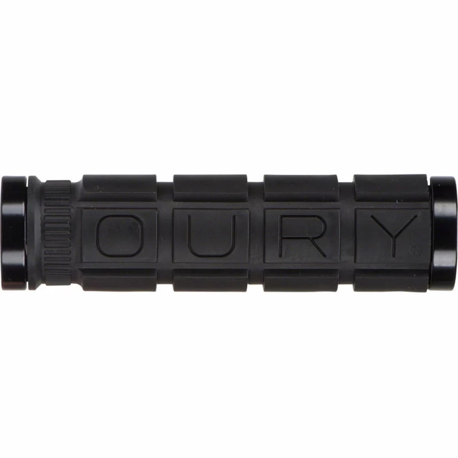 Oury Lock-On Grips - Premium Black Motorcycle Handlebar Grips for Secure Comfort