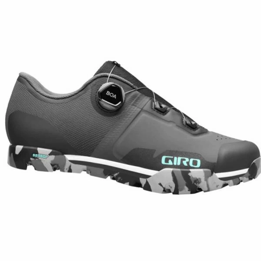 Giro Formula Pro MTB Shoes - Dark Shadow Cycling Footwear for Mountain Biking