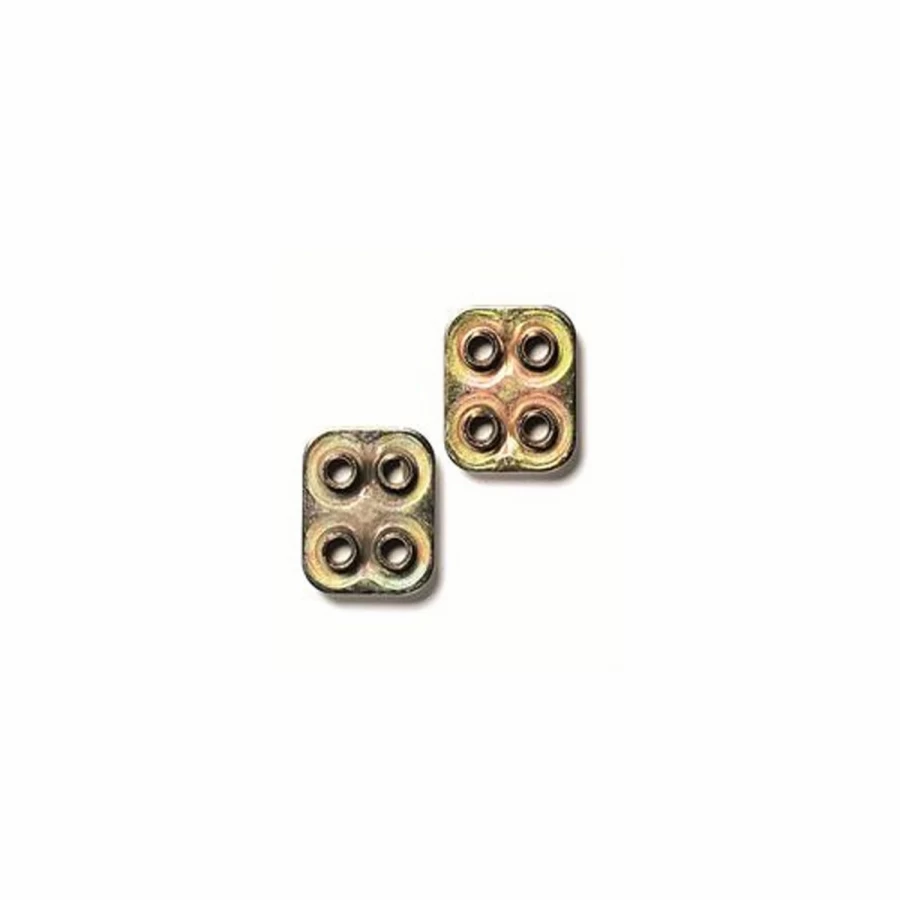 Sidi Drako MTB Cleat Plate Pair - Gold, Compatible with SPD Cycling Shoes