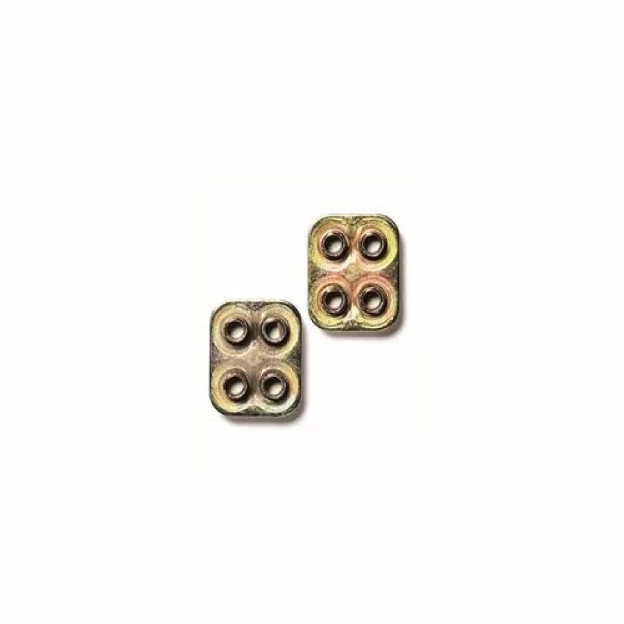 Sidi Drako MTB Cleat Plate Pair - Gold, Compatible with SPD Cycling Shoes