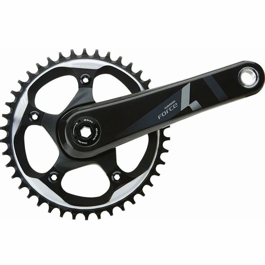 SRAM Force 1 GXP Crankset 170mm 110BCD 1x Road Bike Crankset 2022 Model - Durable Lightweight Crankset for Cycling