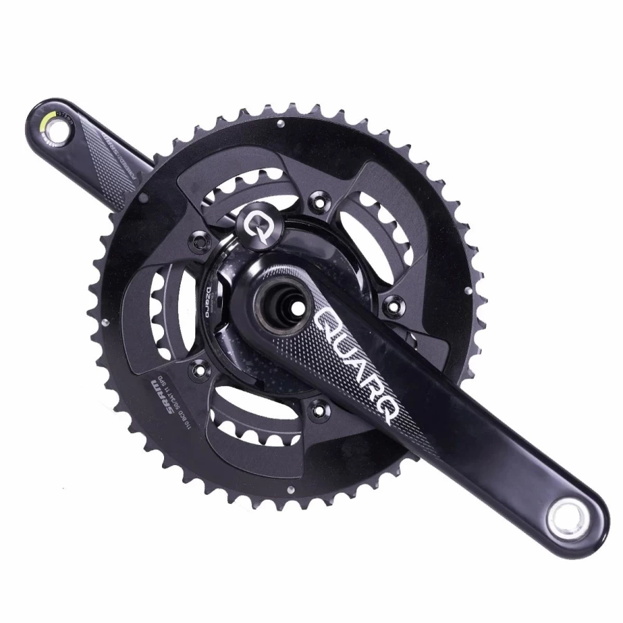 SRAM Quarq DZero Power Meter Crankset - DUB Spindle, Carbon Arms, 110 BCD, Power Meter Included
