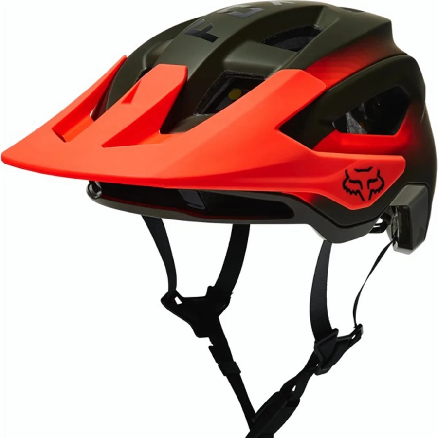 Fox Racing Speedframe Pro Fade MTB Helmet - Olive Green Cycling Bike Helmet