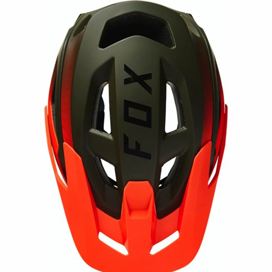Fox Racing Speedframe Pro Fade MTB Helmet - Olive Green Cycling Bike Helmet