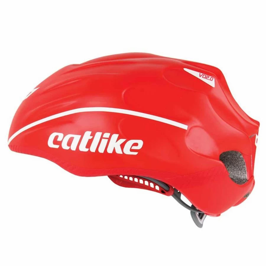 Catlike Mixino Vd 2.0 Bike Helmet - Red Matte, Lightweight & Aerodynamic Cycling Helmet for Road & Mountain Biking