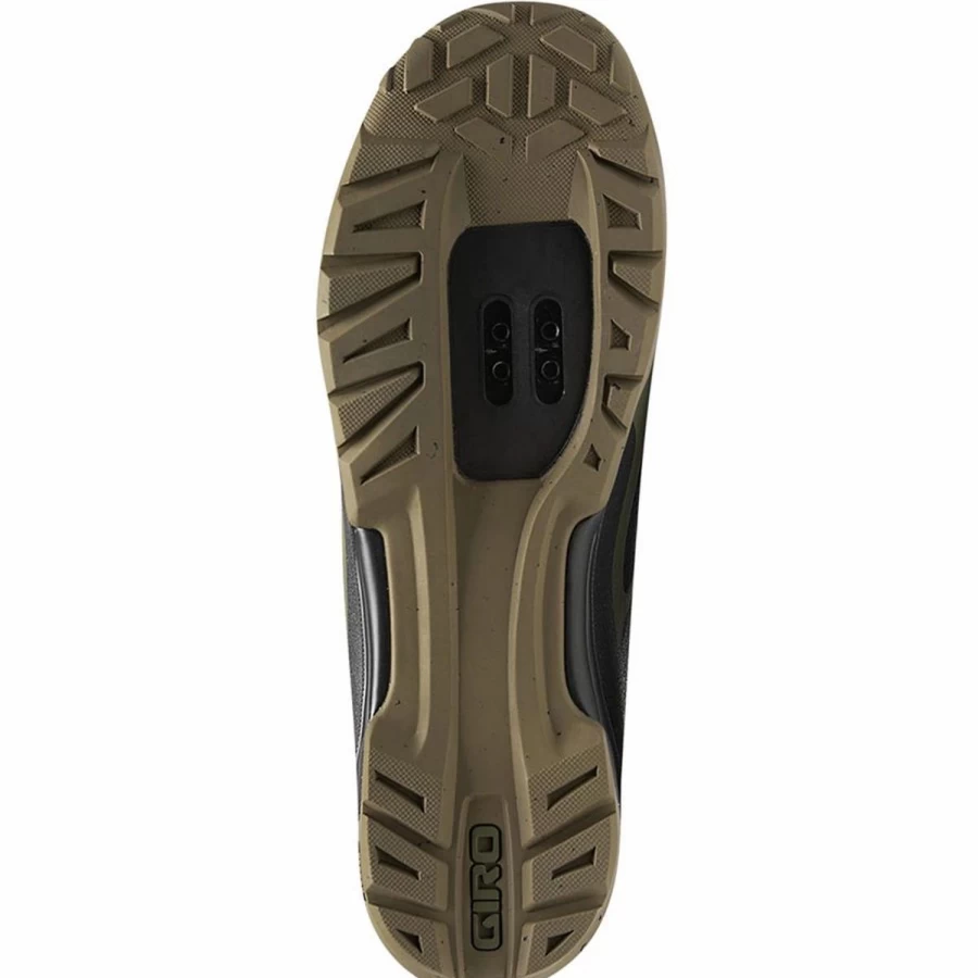 Giro Ventana MTB Shoes - Black/Olive Cycling Shoes for Mountain Biking