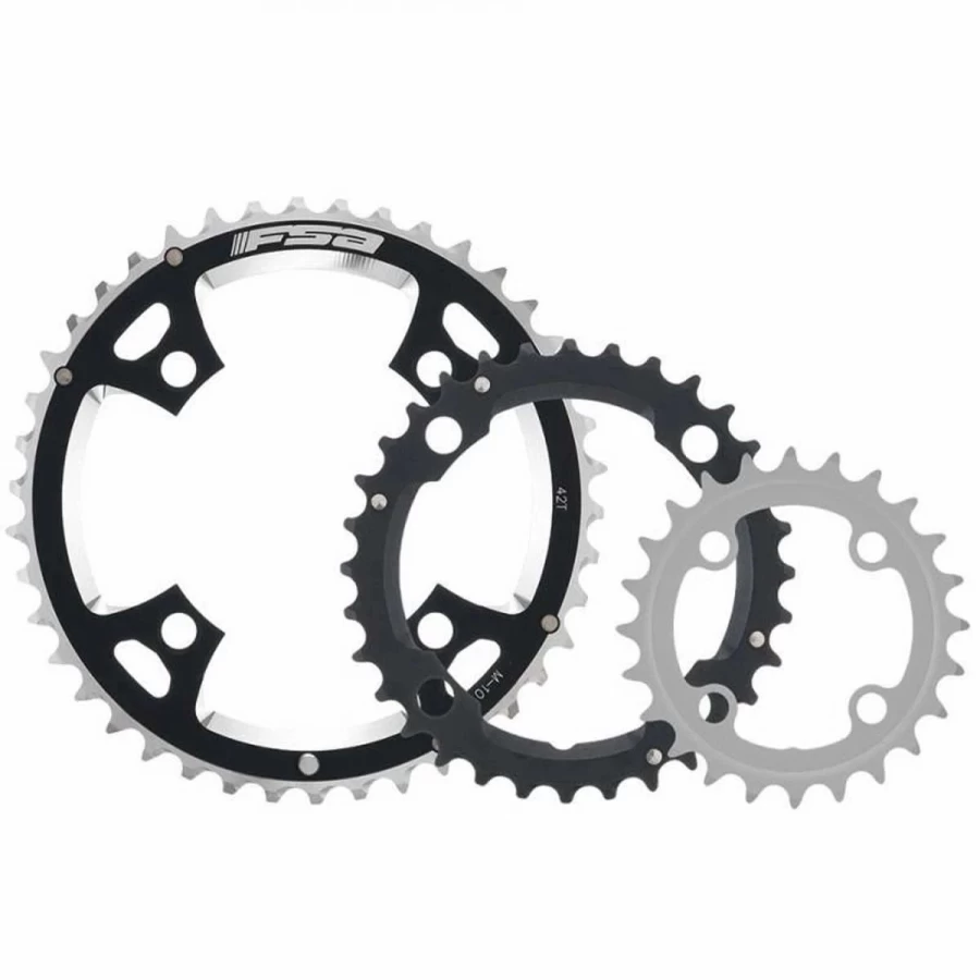 Black FSA Pro MTB Chainring - High-Performance Mountain Bike Chainring for Enhanced Durability
