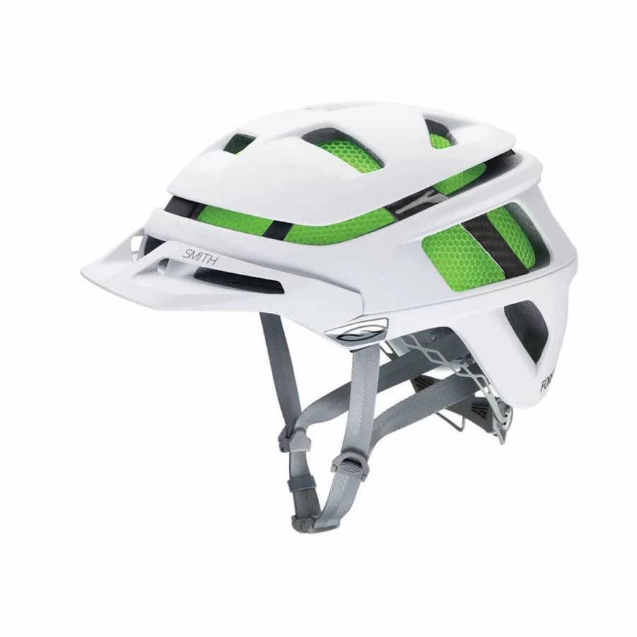 Smith Optics Forefront Mountain Bike Helmet - Small Size, Matte White Finish for Men & Women