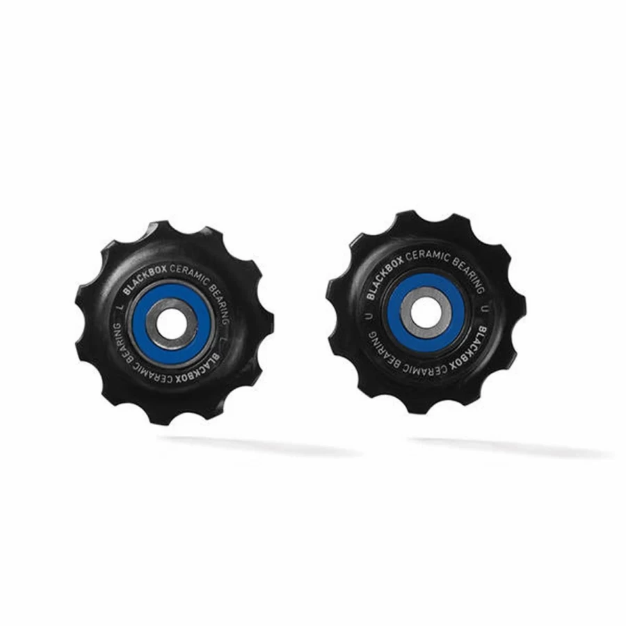 SRAM Black Ceramic Speed Pulley Set with High-Performance Bearings (2022 Model)