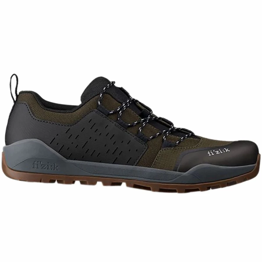 Fizik Terra Ergolace X2 MTB Shoes - Olive/Caramel | Damaged Packaging | Mountain Bike Cycling Footwear