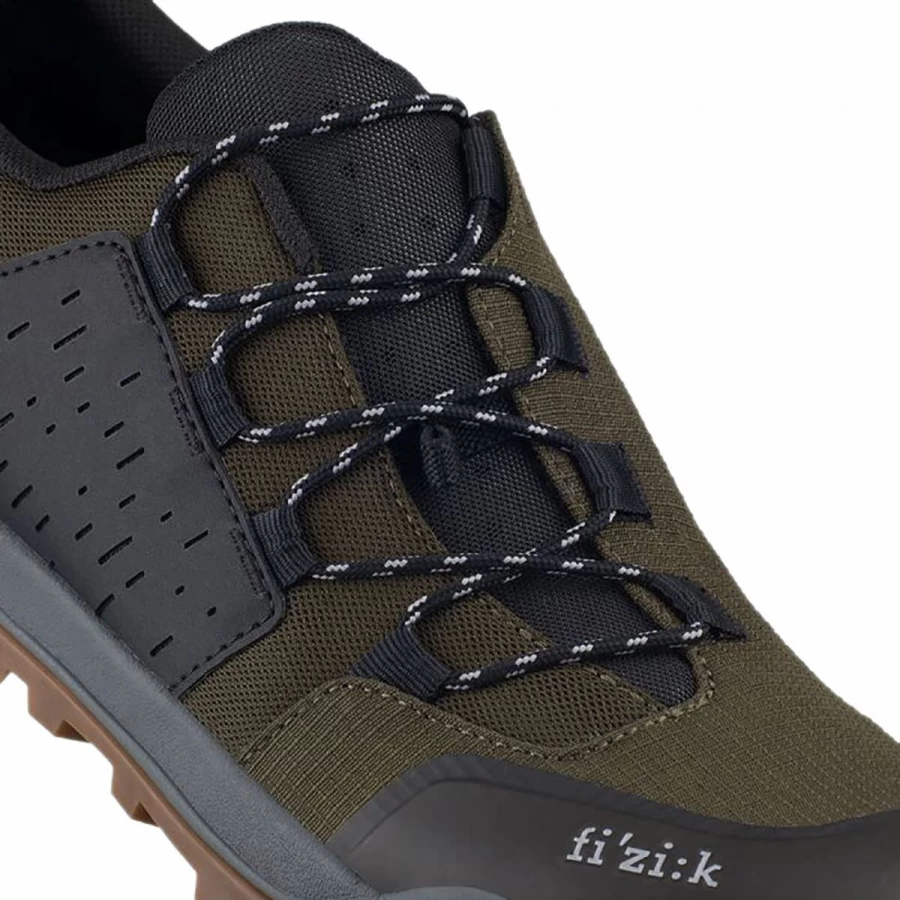 Fizik Terra Ergolace X2 MTB Shoes - Olive/Caramel | Damaged Packaging | Mountain Bike Cycling Footwear