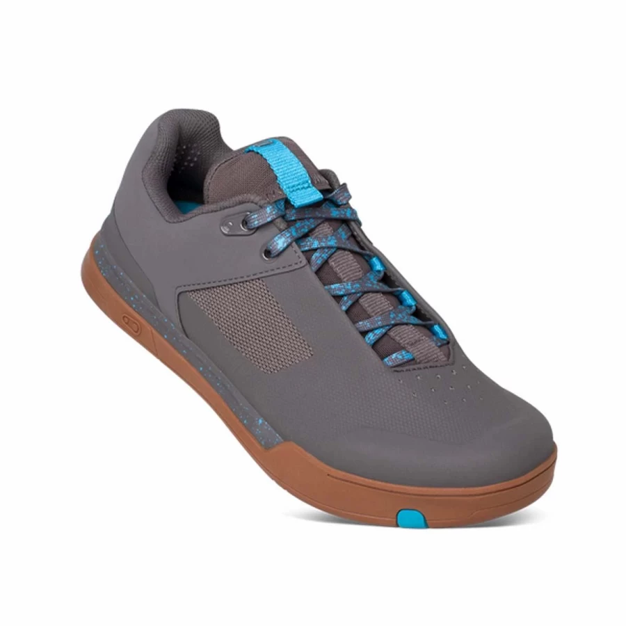 Crank Brothers Mallet Lace Mountain Bike Shoes - Petrol/Lime/Gum Color, Damaged Packaging