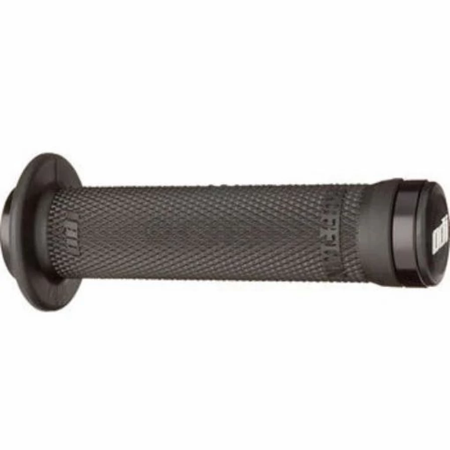 ODI Black BMX Lock-On Grips - Ruffian Series for Secure and Comfortable Ride