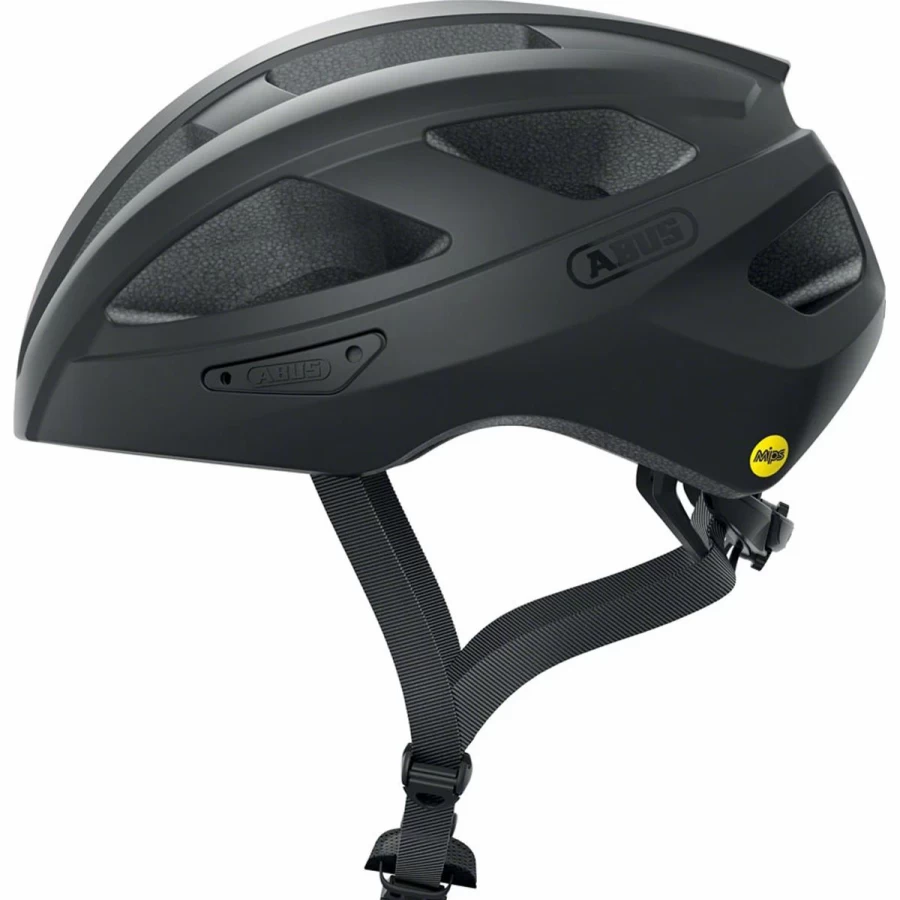 Abus Macator MIPS Velvet Black Cycling Helmet Size M 52-58cm with Damaged Packaging