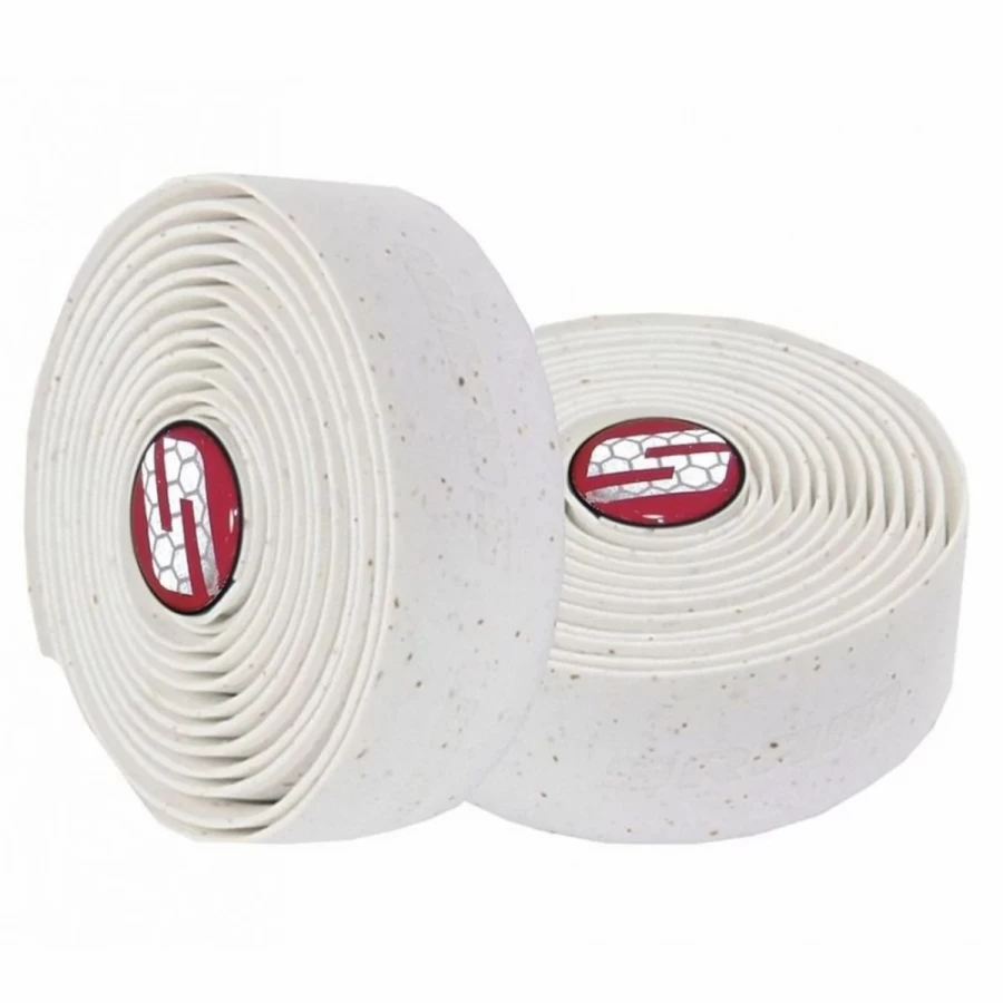 SRAM SuperCork Adhesive Bicycle Handlebar Tape - Premium Cork Grip Wrap (White)