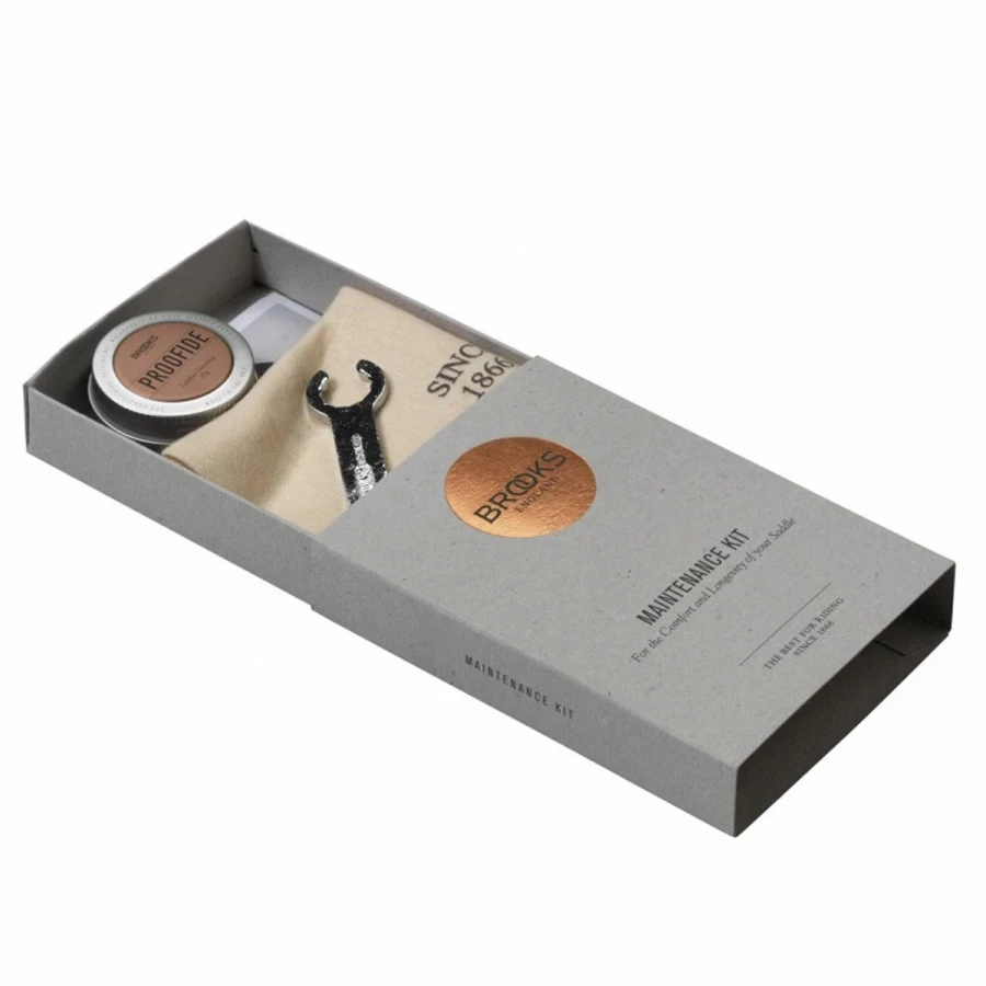 Brooks Black Leather Saddle Maintenance Kit - Pack of 10 (Damaged Packaging)