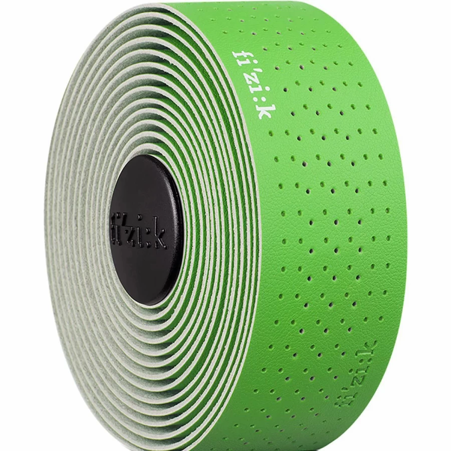 Fizik Tempo Microtex Classic Handlebar Tape - Green, Bicycle Grip Wrap, Cycling Handlebar Cover (Damaged Packaging)