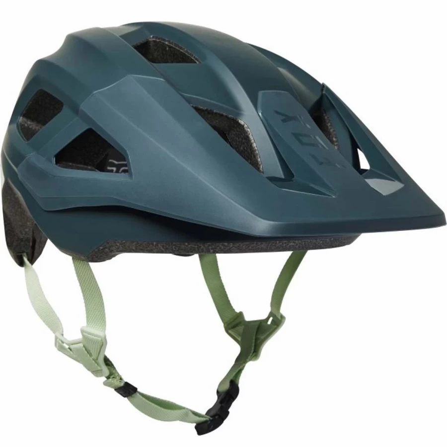 Fox Racing Mainframe Helmet 2022 - TRVRS Emerald Motocross Bike Helmet
