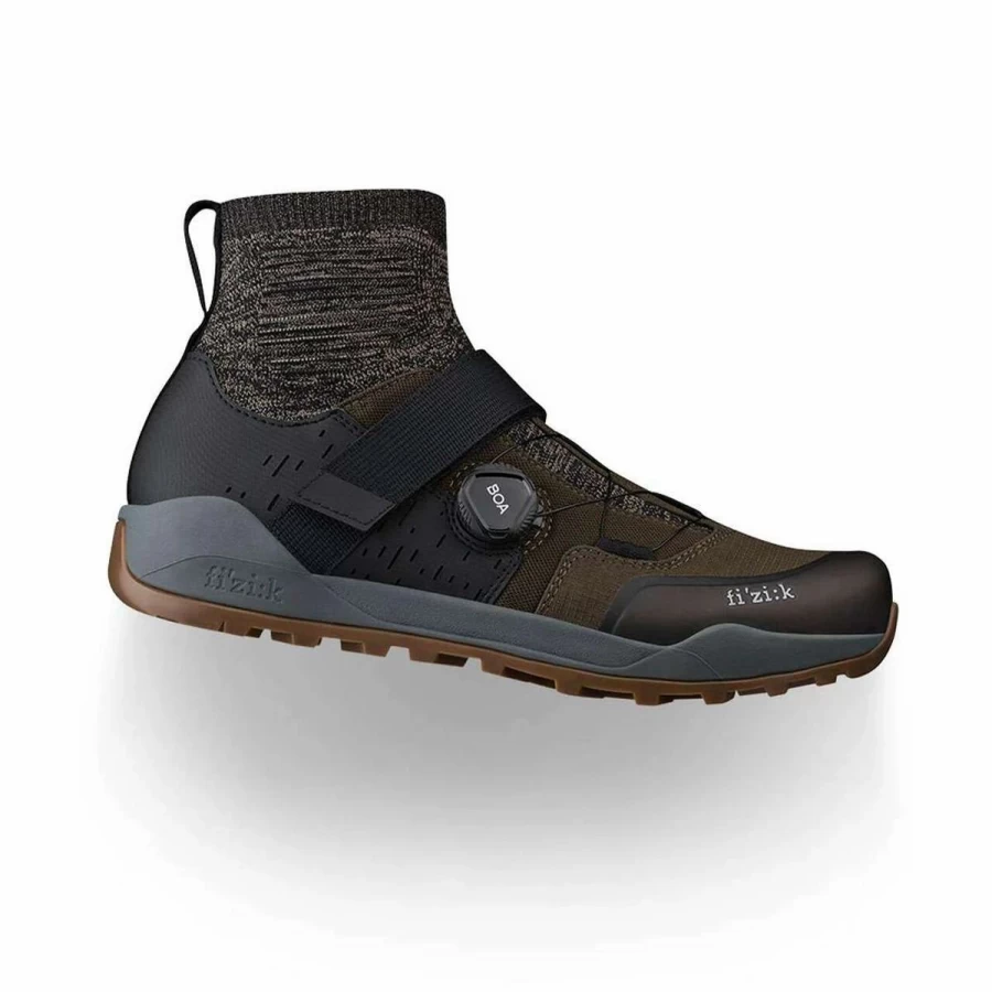 Fizik Terra Clima X2 MTB Shoes Olive/Caramel - Damaged Packaging | Mountain Bike Cycling Footwear