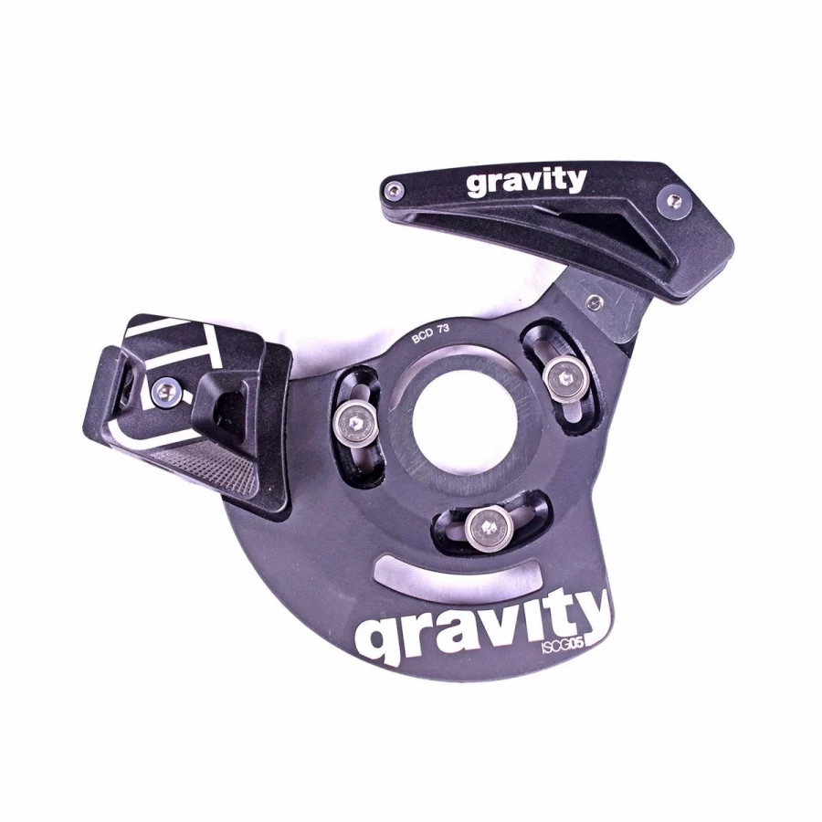 Black FSA Gravity Non-Series Race ISCG05 Chainguide - MTB Chain Guide for Downhill & Enduro Bikes
