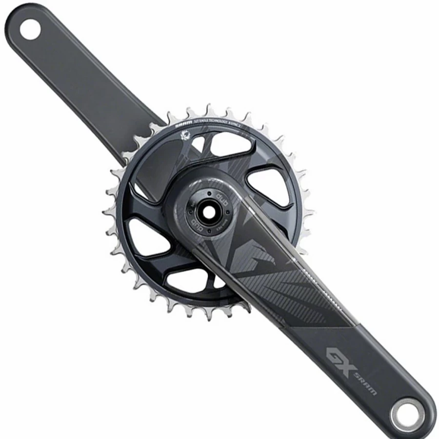 SRAM GX Eagle Carbon 1x Boost Crankset - DUB Spindle, 170/175mm, 30T/32T/34T, 12-Speed MTB Cranks
