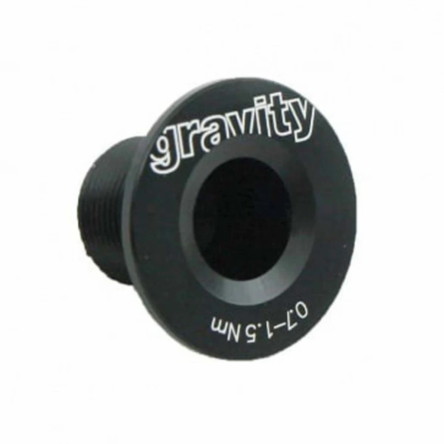 FSA MegaExo M15 Crank Bolt - ML-185 Quad Spindle, Gravity Gap, Black Bicycle Component