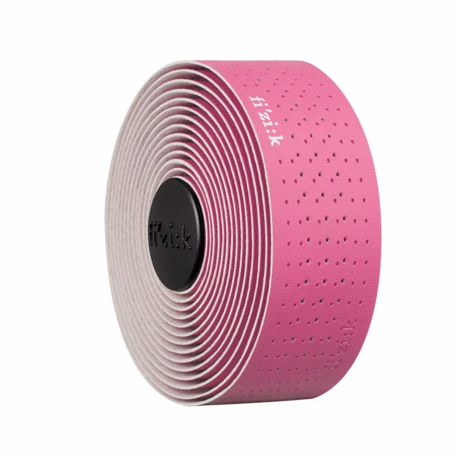 Fizik Tempo Microtex Classic Handlebar Tape - Pink Cycling Bar Tape for Comfort and Grip