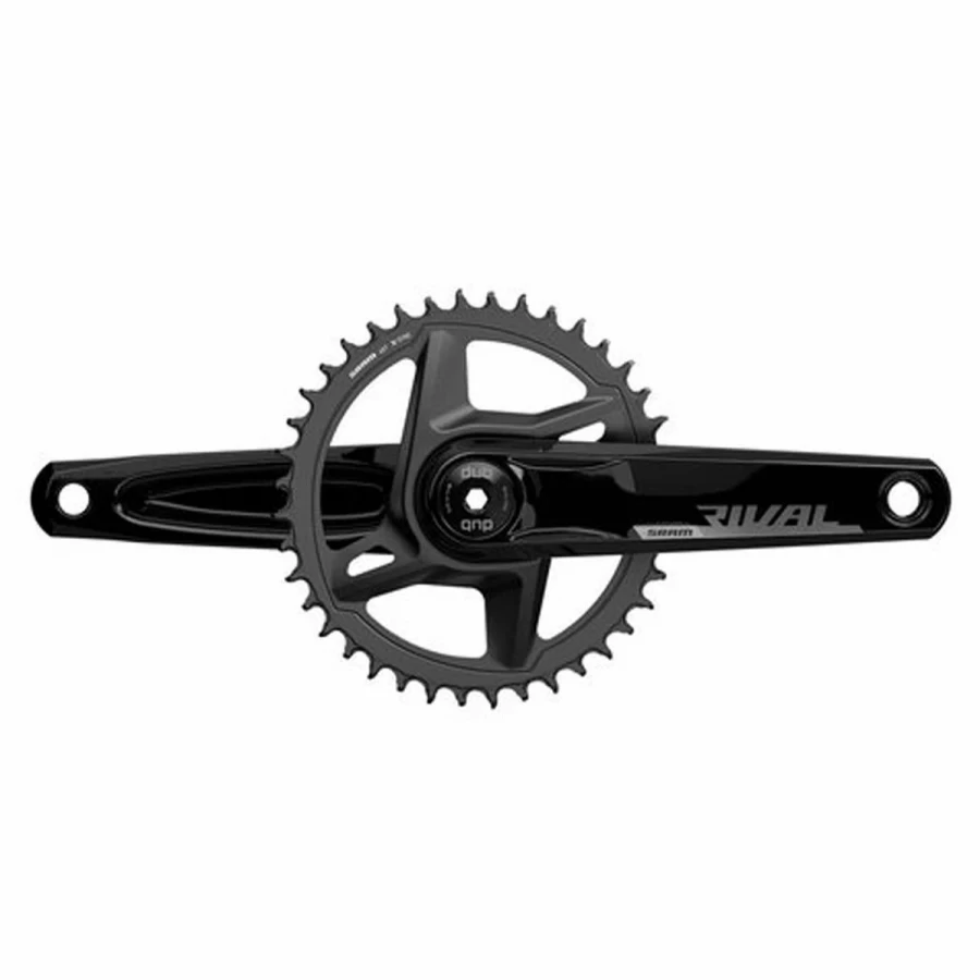 SRAM Rival 1 Crankset - Black, 1x11 Speed, Lightweight Durable Chainring, Road Bike Components